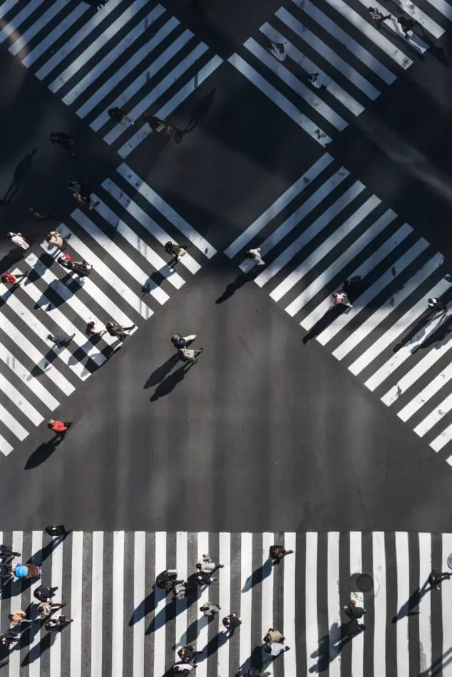 crosswalks for pedestrians